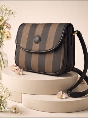 Authentic Fendi Roma Shoulder/Crossbody Bag